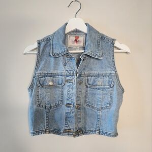 Levi's Light Blue Denim Vest